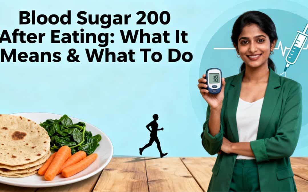 Blood Sugar 200 After Eating: What It Means and What to Do